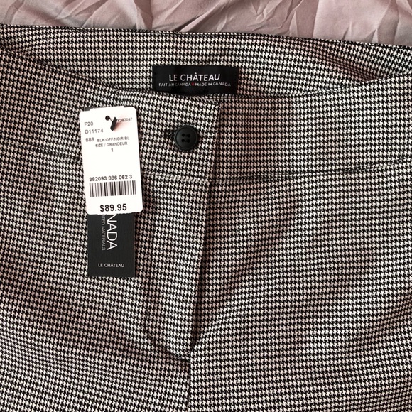 LE CHATEAU Patterned Dress Pants - SIZE 1 - Picture 3 of 6